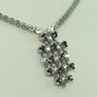 Laden Sie das Bild in den Galerie-Viewer, Vintage Damen Collier 835er Silber mit Turmalin
