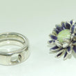 Laden Sie das Bild in den Galerie-Viewer, Vintage "Blume" Damenring 925er Silber 57 18,1 mm Ø
