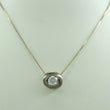 Laden Sie das Bild in den Galerie-Viewer, Vintage Damen 925er Silber Kette &amp; Anhänger mit Zirkonia
