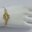 Laden Sie das Bild in den Galerie-Viewer, Vintage Armband mit "Zirkonia" 750er - 18 Karat Gold
