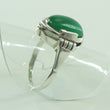 Laden Sie das Bild in den Galerie-Viewer, Vintage Damen Ring mit Achat / 835er Silber - 51 16,2 mm Ø
