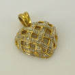 Laden Sie das Bild in den Galerie-Viewer, Vintage Anhänger mit ca. 0.10 ct Brillanten / 333er 8 Karat Gold / ohne Kette
