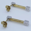 Laden Sie das Bild in den Galerie-Viewer, Vintage Ohrringe 585er 14 Karat Gelbgold &amp;Weißgold
