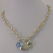 Laden Sie das Bild in den Galerie-Viewer, Schöne Esprit Halskette mit Farbstein 925 Silber mit Anhänger, Collier
