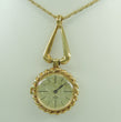 Laden Sie das Bild in den Galerie-Viewer, Vintage Taschenuhr Handaufzug vergoldet mit Kette 925er Silbervergoldet
