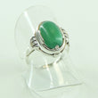 Laden Sie das Bild in den Galerie-Viewer, Vintage Damen Ring mit Achat / 835er Silber - 51 16,2 mm Ø
