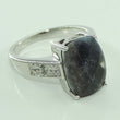 Laden Sie das Bild in den Galerie-Viewer, Vintage Damen Ring mit Zirkonia &amp; Quarzstein / 925er Silber - 57 18,1 mm Ø
