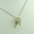 Laden Sie das Bild in den Galerie-Viewer, Vintage Damen 835er Silber Kette mit Zirkonia Anhänger
