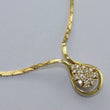 Laden Sie das Bild in den Galerie-Viewer, Vintage Collier mit ca, 0.75 ct. Brillanten / 585er 14 Karat Gold 42cm
