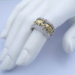Laden Sie das Bild in den Galerie-Viewer, Vintage Damen Ring mit Zirkonia / 925er Silber -53 16,8 mm Ø

