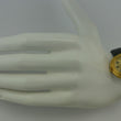 Laden Sie das Bild in den Galerie-Viewer, ROAMER Damen Armbanduhr - vergoldet / Handaufzug / Lederarmband
