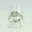 Laden Sie das Bild in den Galerie-Viewer, Vintage Damenring 750er 18 Karat Weißgold Diamant ca. 0.75ct. - 62 19,7 mm Ø *
