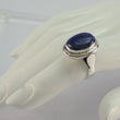Laden Sie das Bild in den Galerie-Viewer, Vintage Ring mit Lapis Lazuli 925er Silber - Grösse 55 17,5 mm Ø
