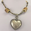 Laden Sie das Bild in den Galerie-Viewer, Vintage DamenTrachten-Collier mit Herz versilbert
