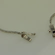 Laden Sie das Bild in den Galerie-Viewer, Collier mit "Saphire" / 835 Silber / ca. 40,0 cm
