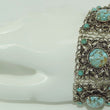 Laden Sie das Bild in den Galerie-Viewer, Vintage Damen Armband/ 800er Silber mit Türkis
