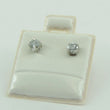 Laden Sie das Bild in den Galerie-Viewer, Ohrstecker mit Diamant ca. 0.20 ct x 2 = 0.40 ct / 585er Weißgold 14 Karat
