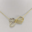 Laden Sie das Bild in den Galerie-Viewer, Vintage Collier mit Zirkonia / 585er 14 Karat Gelbgold / ca. 44 cm
