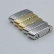 Laden Sie das Bild in den Galerie-Viewer, BREITLING ERSATZGLIED GLIED 18MM PILOT BAND STAHL &amp; 18 KARAT GOLD
